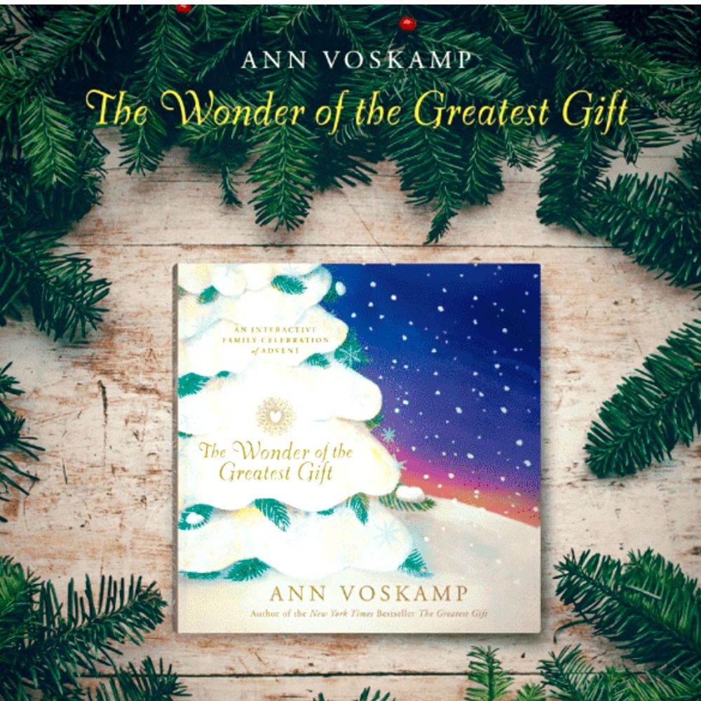 The Wonder of the Greatest Gift Xmas Pop Up Book-Advent Calendar-Ann Voskamp-New